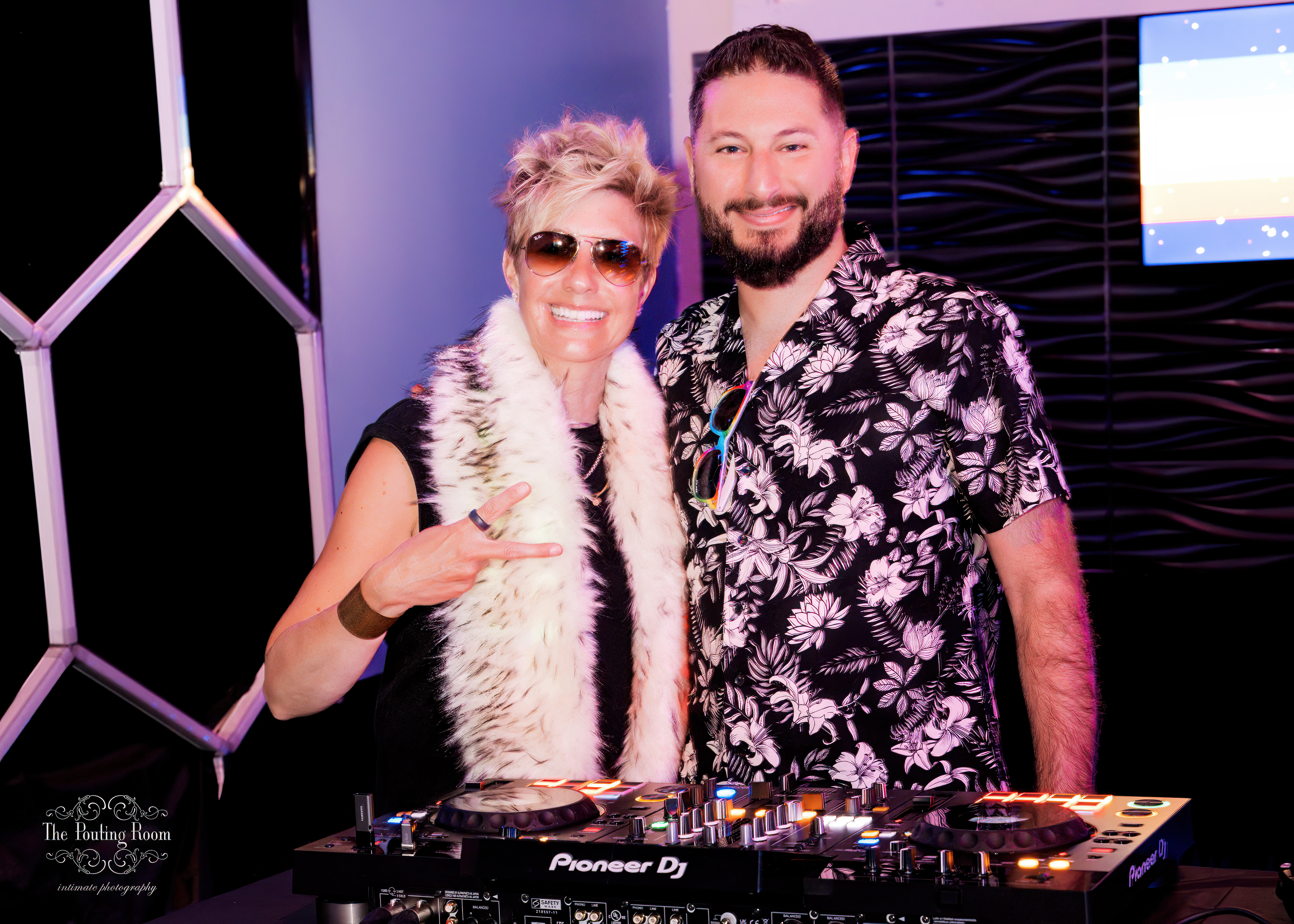 DJs mixing at the Pioneer decks during the Inaugural Tea Dance