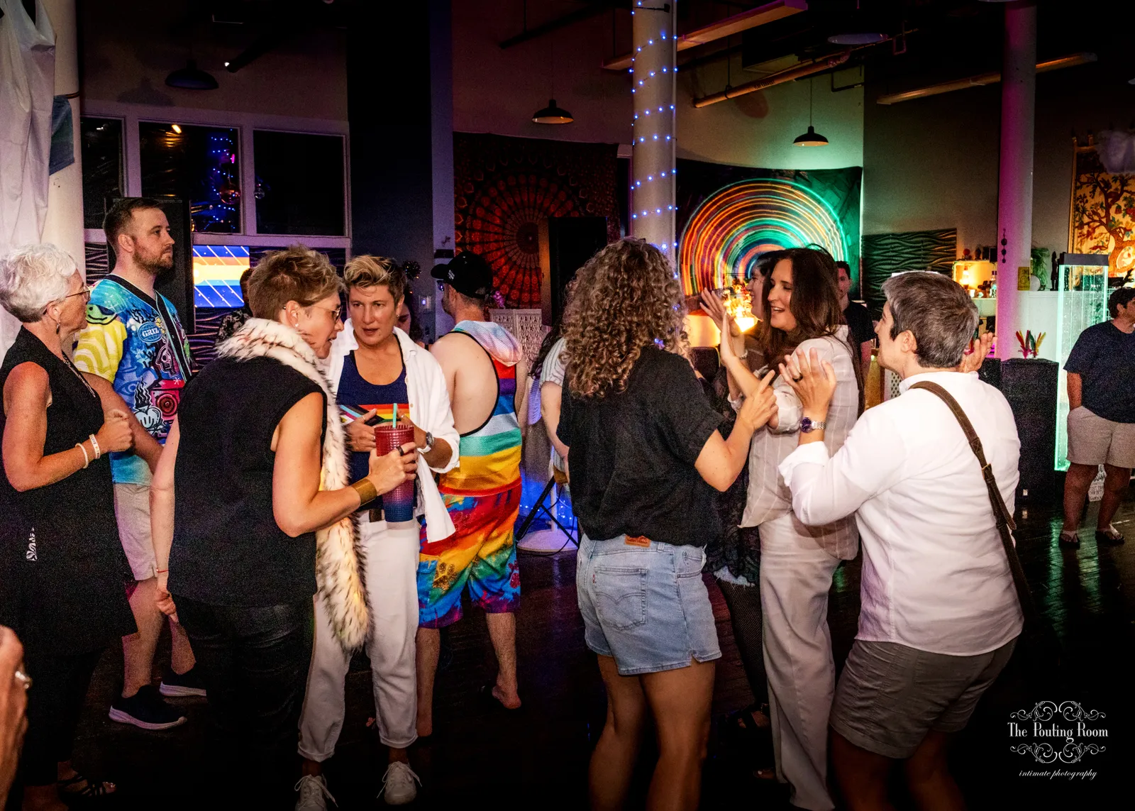 Guests dancing at the Inaugural Plymouth Tea Dance in Plymouth, Massachusetts